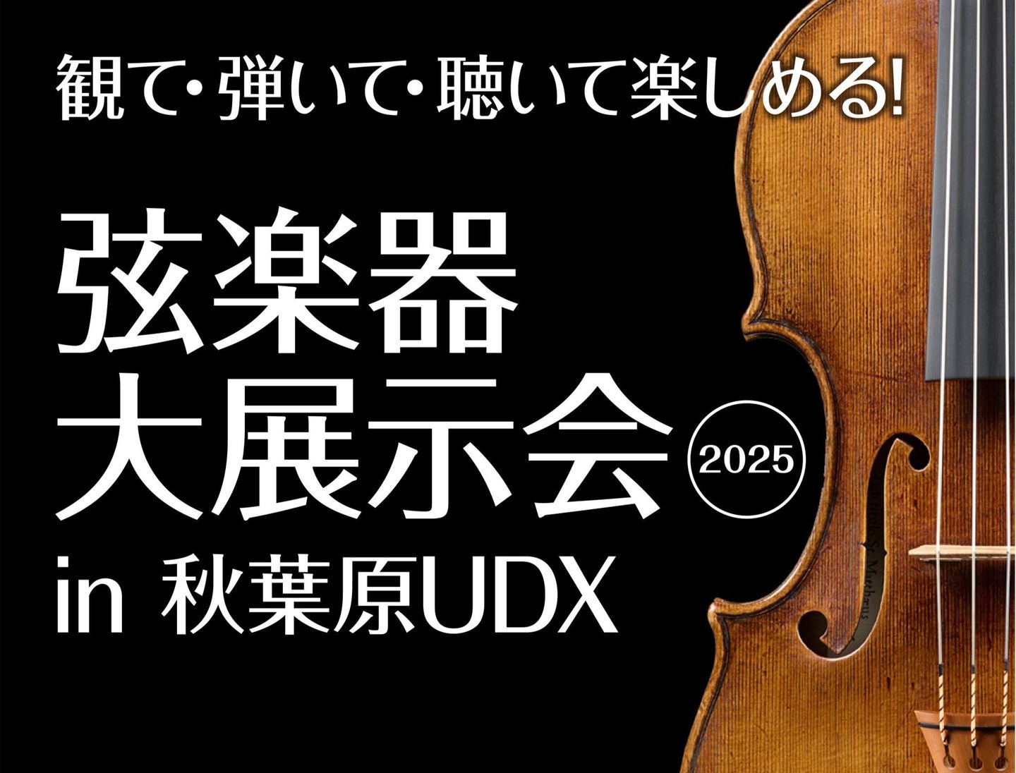 弦楽器大展示会in秋葉原UDX2025